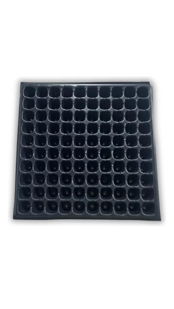 [BAN0207] BANDEJA P/GERMINACION UPS 100 CELDAS 10CC D/CAPACIDAD (Emp 25)