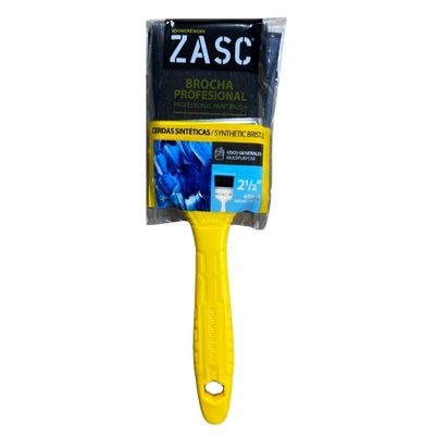[BRO0305] BROCHA PROF 2.5" CERDAS SINTETICAS ZASC (EMP 6)