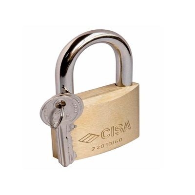 [CAN1020] CANDADO PLANO LATON 60mm CISA ( PZA)