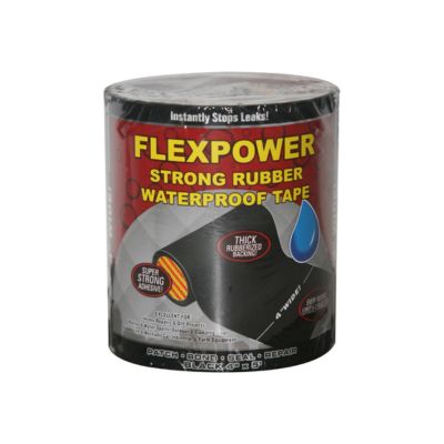 [CIN0178] CINTA FLEXIBLE D/GOMA IMPERMEABLE (NEGRO) METCO (X