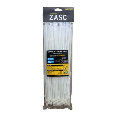 CINTA PANDUIT 3.6 X 200MM BLANCO ZASC (EMP 100 UNDS)