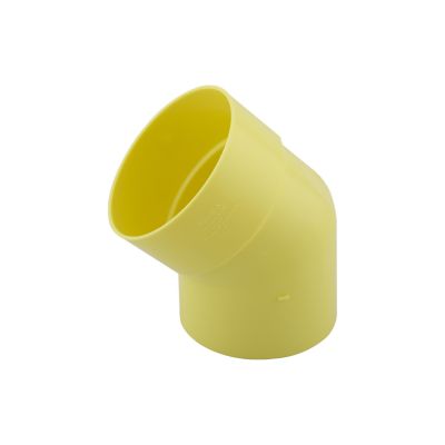[COD9032] CODO AGUA SERVIDA PVC 4" 110MM X 45° BLANCA IMP (UND)