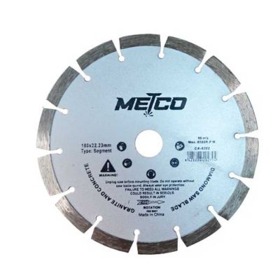 [DIS0074] DISCO CORTE DIAMANTADO 4 1/2" SEGMENTADO METCO 1458