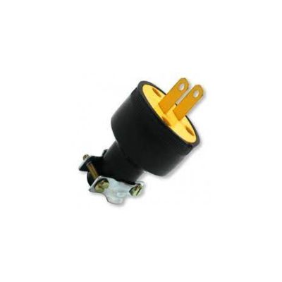 [ENC0001] ENCHUFE DE GOMA S/TIERRA C/ABRAZADERA WEQUP (EMP 20)