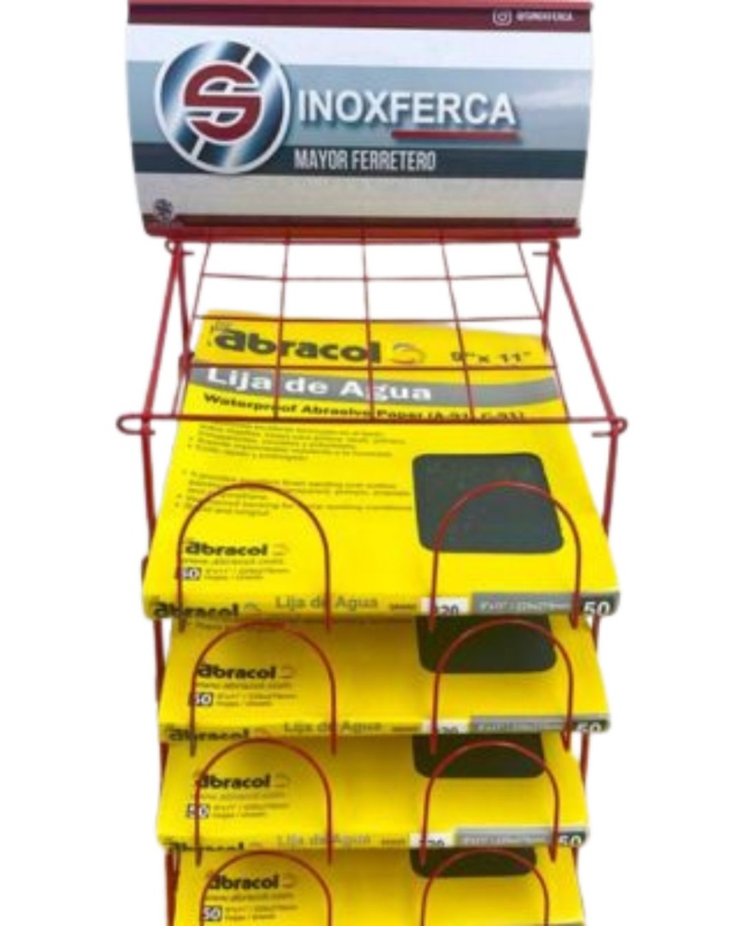 [EXH0002] EXHIBIDOR DE LIJAS SINOXFERCA (EMP 1)
