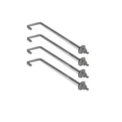 [GAN0013] GANCHOS P/TECHO 3X1" 150X28MM COV- LARGO (EMP 100)