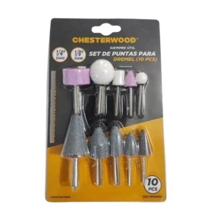 [JGO0092] JGO D/PIEDRAS P/DREMEL 10PZS CHESTERWOOD (EMP 1) CHHE541