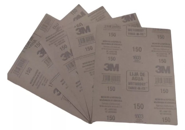 [LIJ0110] LIJA AL AGUA 3M SERIE 331Q GRANO-150  (EMP 25)