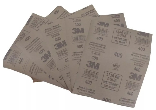 [LIJ0124] LIJA AL AGUA 3M SERIE 331Q GRANO-400  (EMP 25)