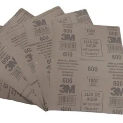 [LIJ0126] LIJA AL AGUA 3M. GRANO-600 (EMP 25)