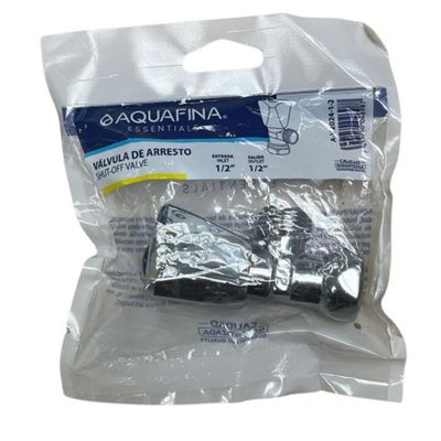 [LLA0200] LLAVE DE ARRESTO PUNTO AZUL 1/2" X 1/2" AQUAFINA ( EMP 1)
