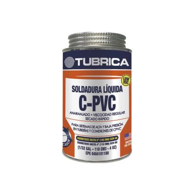 [PEG0005] PEGA NARANJA SOLDADURA SIS. CPVC PRES AC 1/32GL TUBRICA (EMP 1)