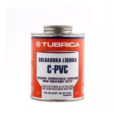 PEGA NARANJA SOLDADURA SIS. CPVC PRES AC 1/16GL TUBRICA (EMP 1)