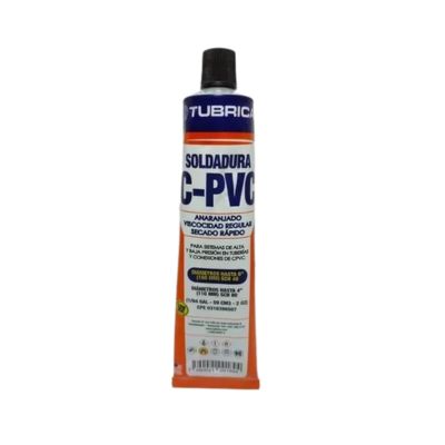 PEGA NARANJA  SOLDADURA SIS. CPVC PRES AC TUBO 1/64GL TUBRICA (EMP 1)
