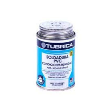 [PEG0026] PEGA AZUL SOLDADURA PVC COND HÚMEDAS 1/64GL TUBRICA (EMP 1)