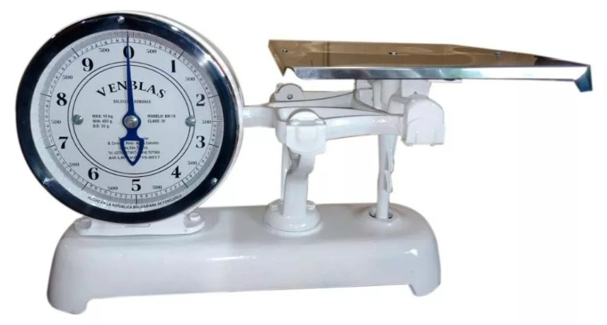 [PES0010] PESO MOSTRADOR 25 Kgrs. PLATO PLANO VENBLAS (Emp 1)