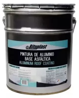 [PIN0061] PINTURA D/ ALUMINIO BASE ASFALTICA 4/1 CUÑETE BITUPLAST (EMP 1)