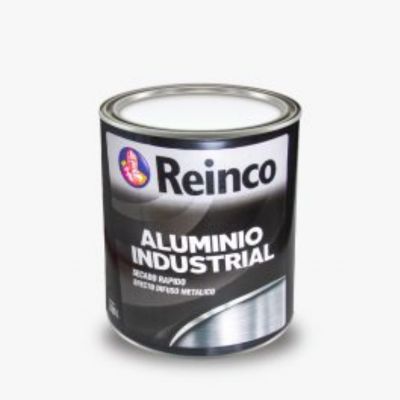 [PIN0085] PINTURA ALUMINIO INDUSTRIAL DIFUSO 1/4GLN REINCO (EMP 1)