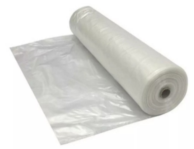 [PLA0030] PLASTICO FERRETERO 100MTS X 3MTS COLOR AGUA PANELO NACIONAL 150 MICRAS ( ROLLO )