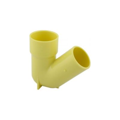[SIF0021] SIFÓN DE PLACA AMARILLO CORTO 3" 75MM PVC TUBRICA  EXC (EMP 1)