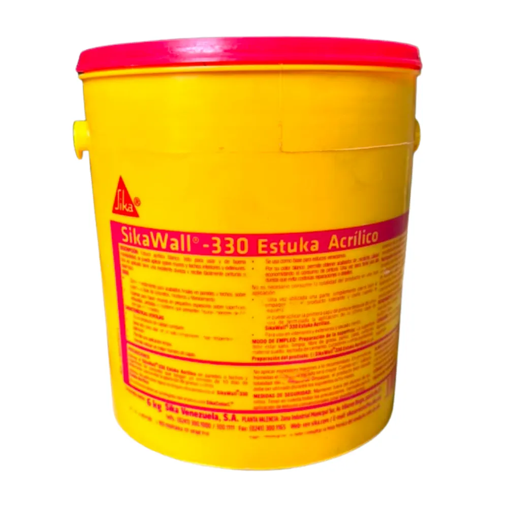 [SIK0160] SIKA PASTA PROF. ESTUKA ACRILICO GLN 6KGS (218249) SIKA-WALL330