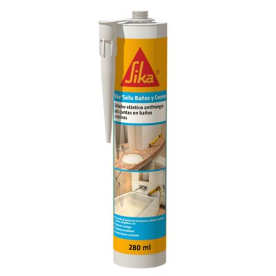 [SIK0191] SIKA SELLO BAÑOS Y COCINAS CARTUCHO ANTIHONGOS 288ML (EMP 1)