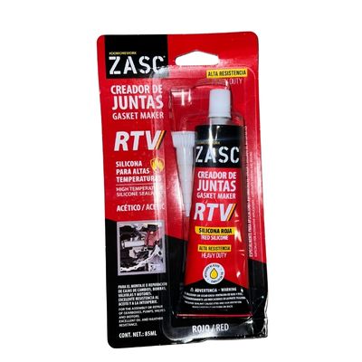 SILICON CREADOR DE JUNTA ROJO 85ML RTV ZASC ( EMP 1 )