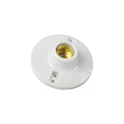 [SOC0005] SOCATE D/ PORCELANA 1 PATA CON CLIP D/PRESION WEQUP (EMP 20) B-519K