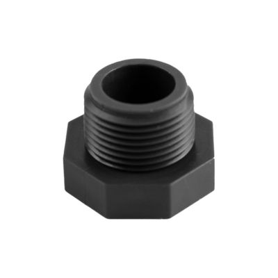 [TAP0020] TAPÓN ROSCADO MACHO AGUA FRIA  1/2"PVC ASTM TUBRICA MR (EMP 20)