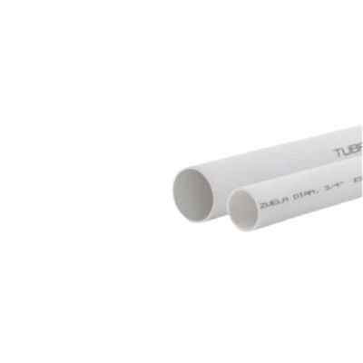 [TUB6000] TUBO CONDUIT 1/2"X3MTS POLIETILENO  BLANCO LIV  (EMP1)