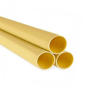 [TUB7010] TUBO 50MM 2"X3MTS AMARILLO LIVIANO A/NEGRAS DRENAJE IMPL (EMP 1)