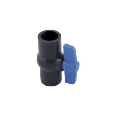 [VAL0001] VÁLVULA DE BOLA COMPACTA P/SOLDAR 1/2" PVC C GRIS TUBRICA (EMP 1