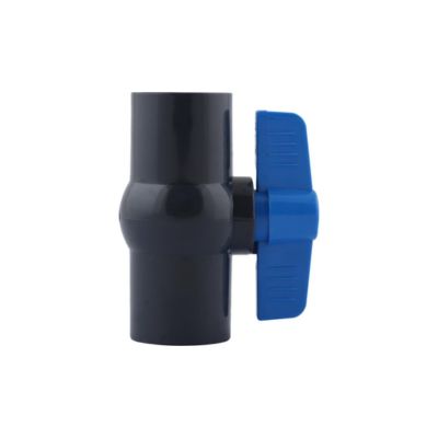 [VAL0004] VÁLVULA DE BOLA COMPACTA P/ SOLDAR 1 1/2" PVC C GRIS TUBRICA (EMP 1)