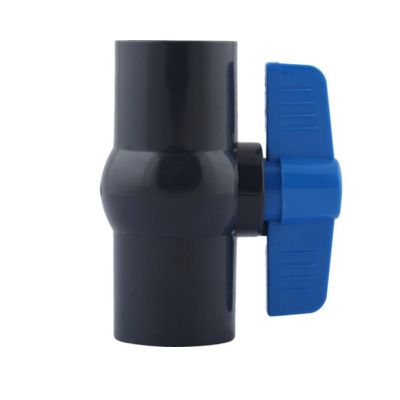 [VAL0052] VÁLVULA DE BOLA COMPACTA P/ROSCAR  1" PVC  HR GRIS TUBRICA (EMP 1)