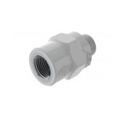[VAL0376] VALV.CHECK PVC ANTIRETOR. 1/2X1/2 PESADA  P/TANQ PCP3380 (Emp.1)