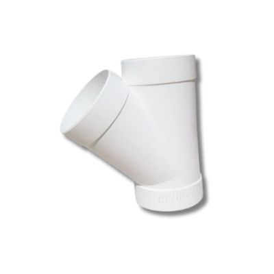 [YEE9003] YEE AGUA SERVIDA PVC 4" 11OMM BLANCA IMP (UND)