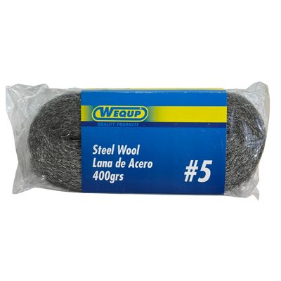 [LAN0020] LANA DE ACERO #5 PAQUETE DE 400 GR (EMP 1)