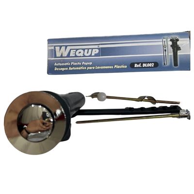 [DES0002] DESAGÜE AUTO P/LAVAMANOS PLAST. CROM. (PZA) DL002