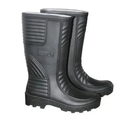 [BOT0262] BOTA DE GOMA C/PUNT. C/LARGA NEGRA SUELA NEGRA T/45 SUPLA (EMP 1)