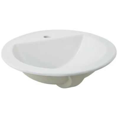 [LAV0000] LAVAMANOS OVALADO P/EMPOTRAR BLANCO ( PZA ) ON001WH