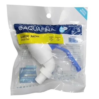 [LLA0215] LLAVE PLASTICA PARA JARDIN 1/2" AQUAFINA ( EMP 1 )