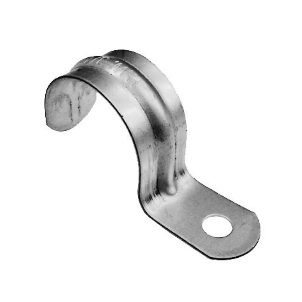 [ABR0022] ABRAZADERA 1" EMT X 1 PATA ZIN CAL.14 INDUMA (EMP 25)