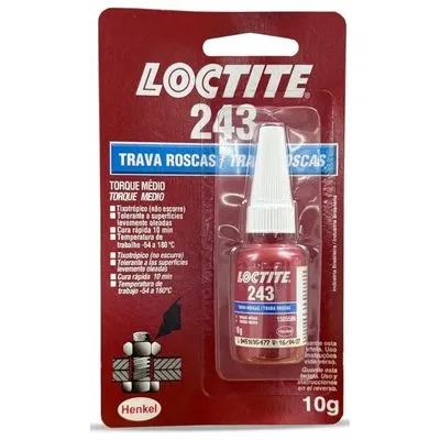 [TRA0000] TRABAROSCA DE MEDIA RESISTENCIA AZUL LOCTITE 10GR 243 ( EMP 1 )