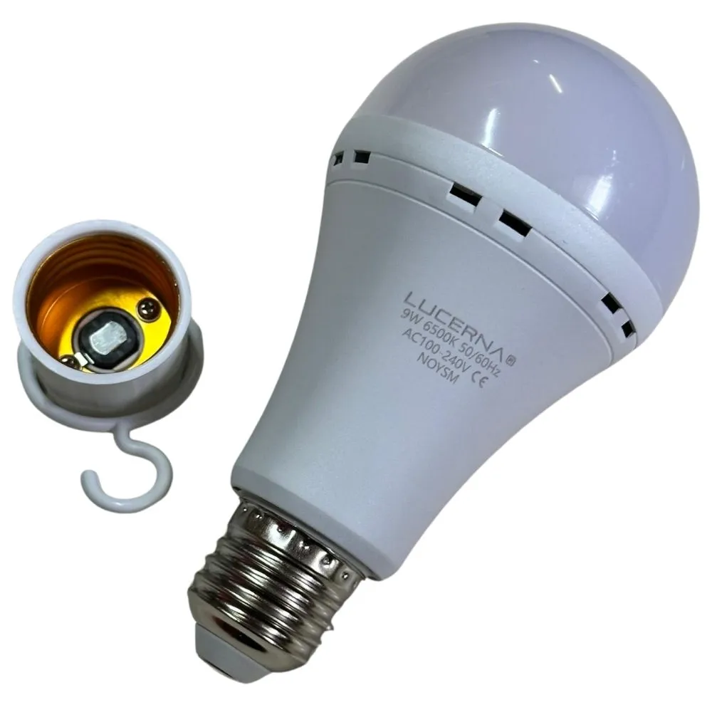 [BOM0101] BOMBILLO LED EMERGENCIA 9W/3W 6K (4HRS) LUCERNA (EMP-5)